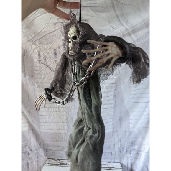 Vintage fun world grim reaper mini hanging Hallowe - Picture 4 of 7